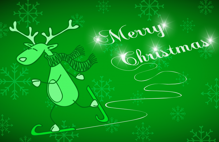 free vector Christmas Greeting Card 10